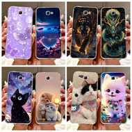 For Samsung Galaxy J7 Prime Casing J7 Prime 2 G611FF G610F G610Y On7 2016 Silicone Cover Cute Cartoo