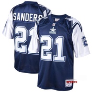 Men's NFL Dallas Cowboys Deion Sanders Navy Blue 1994 Retired Player Limited American Football Jerse