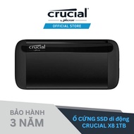 Crucial X8 portable SSD - Black (1TB / 2TB / 4TB)