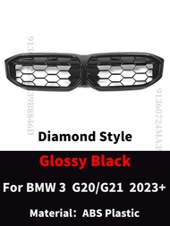 Front Bumper Grill Tuning Accessories For BMW 3 Series G20 G21 LCI 2023 330i 320d M340i and Touring 