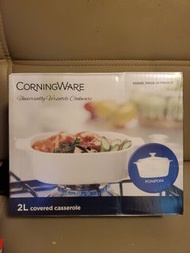 Corningware 2L covered casserole康寧2公升雙耳鍋