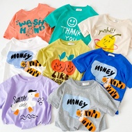 Various Styles, Summer Cartoon Cotton Children's T-Shirts, Short Sleeves, Fashionable, Comfortable, 