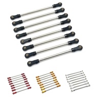 YIKONG YK4106 YK4107 8pcs Metal Pull Rod Link Rod Linkage 1/10 RC Crawler Car Upgrade Parts Accessor