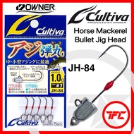 OWNER CULTIVA Jig Head JH-84 Ultralight Horse Mackerel Jighead Soft Plastic Lure Worm Micro JH84 Aji