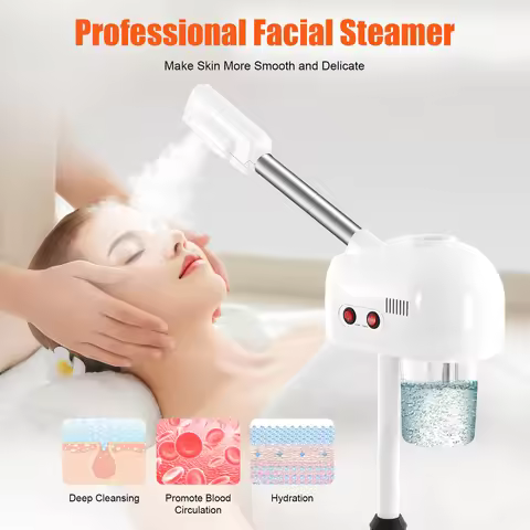 Facial Steamer, Ozone-infused Steam Facial Cleansing Spraying Machine, Skin Care Equipment for Salon