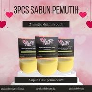 BUNDLING 3PCS sabun pemutih badan dan wajah ampuh permanen dosting