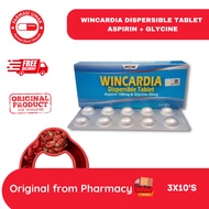 WINCARDIA DISPERSIBLE TABLET ASPIRIN + GLYCINE 3 X 10s