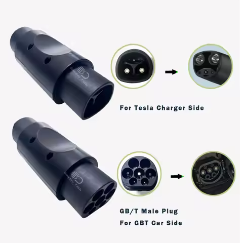 7KW 32A NACS to GBT EV Charger Adapter Tesla to GBT Standard Electric Vehicle Fast Car Charging Adap