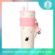 CIVAGO（26oz/780ml）Cerc liner Stainless Steel Coffee Mug With Lid Vacuum Flask Tumbler Polka dots Ser