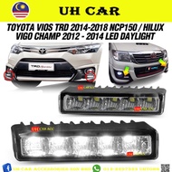 Toyota Vios Ncp150 2014-2017 Vigo Champ Front Skirting Led Daylight Lamp Fog Lamp