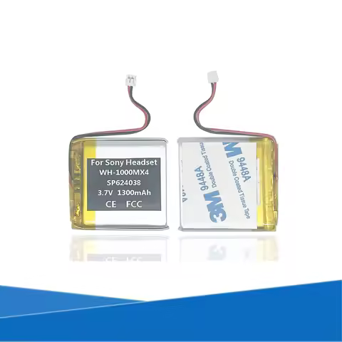 Original Replaces 1300mAh SM-03 SP624038 Battery For Sony WH-1000XM3 WH-1000MX4 WH-XB900N WH-CH710N 