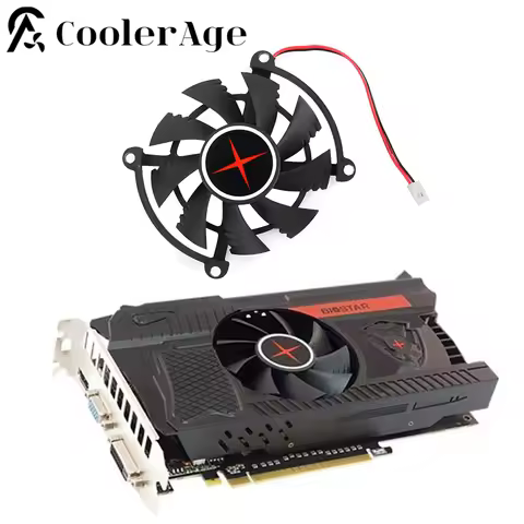 New 75MM 2Pin ND-8015M12B Cooler Fan Replacement For BIOSTAR NVIDIA GeForce GTX 750 Ti GPU 2GB GDDR5