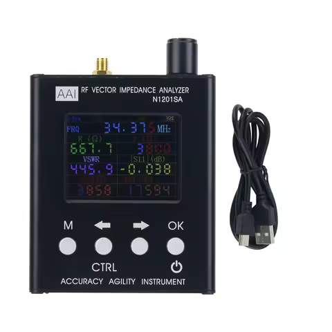 HamGeek N1201SA+ Antenna RF Vector Analyzer High Performance RF Vector Impedance Analyzer 34.375MHz 