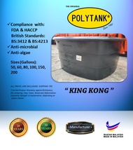 Water Tank - PolyTank King Kong N40/60 (60 Gallons) PE Tank, Liquid Chemical Tank, Liquid Storage Tank