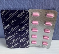 MILAM 7.5 MG MILAM 7.5 MG 1 PAPAN 10 TABLETS 5 PAPAN 50 TABLETS 10 PAPAN 100 TABLETS READY STOCK