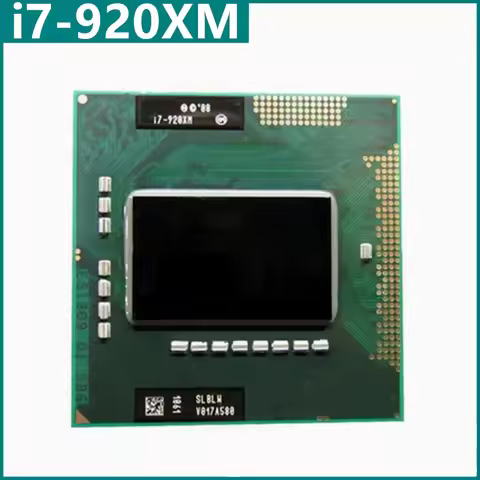 i7-920XM i7 920XM 2.0 GHz Quad-Core Eight-Thread CPU 8M 55W Socket G1 / rPGA988A