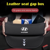 【 Leather Seat Plug 】 Hyundai Anti Drop+Storage+Decorative Car Modification Accessories for Hb20 Tucson I30 Avante Palisade Creta Accent Santa Fe I10 Kona