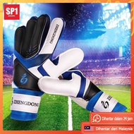 Ready in MY ✔ Professinal Football Latex Gloves Kids Adult Goalkeeper Training Equipment Soccer Ball