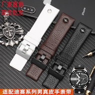 Tali Jam Tangan Lembu Kalis Air Serasi dengan Dizai Dail Besar Tiga Mata DZ7333 7348 4318 Aksesori T