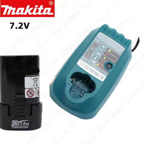 7.2V Battery BL0715 Charger DC10WA for Makita DF012DSE DF012DZ TD020D TD022D TD022DSE DF012D DF010 0
