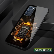 Softcase Glass Kaca OPPO RENO 6 - Casing Hp OPPO RENO 6 - C18 - Pelindung hp OPPO RENO 6  - Case Handphone OPPO RENO 6 - Casing Handphone OPPO RENO 6