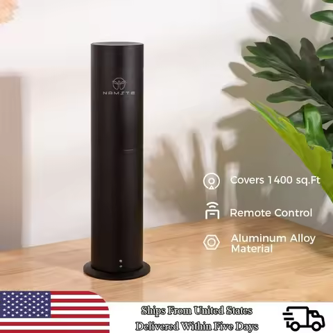 Aroma Diffuser 360 Scents Up To 600 Sq Ft Column Perfume Air Purifier Metal Material 120ML Capacity