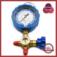 (เครื่องมือช่างแอร์) เกจ์วัดน้ำยา แอร์ หัวเดี่ยว HONGSEN HS-473AL พร้อมสาย 36 นิ้ว R410A R22 R134A R