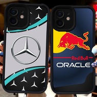Black Casing for iphone 11 XR 12 Mini XS 15 X Pro Max H19 F1 Team Logo