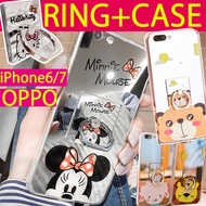 Latest Mirror Case+finger ring holder for iPhone 7 7 Plus iPhone 6 6s OPPO R11 R9S R9 R9S Plus