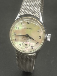 1950s 22mm Vintage Rolex Unicorn 女裝 小三針 貝母面 上鏈 Swiss Watch
