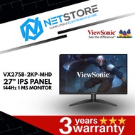 VIEWSONIC VX2758-2KP-MHD 27" IPS 144Hz 1 MS GAMING MONITOR -  VX2758-2KP-MHD