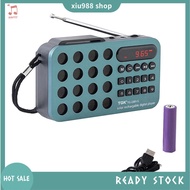 (xiu988)  MAKE RELIABLE FM Radio Solar Charging Wireless Radio Support USB TF Card Play Bluetooth Ra