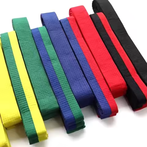 Cotton Martial Arts Belt for Kids & Adults Taekwondo Colored Ranking Judo Karate TKD Aikido Uniform 