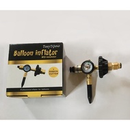 Brass helium latex balloon regulator, helium BALLOON GAS REGULATOR / HELIUM GAS REGULATOR