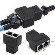 Network cable connector RJ45Network tee connector Network Splitter Connector Shielding CAT6Network c