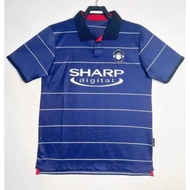 #M 99-00 Away Retro Soccer Jersey Football BECKHAM