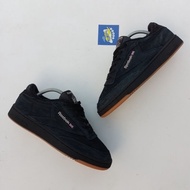 Reebok Classic C85 Suede Black Sneakers