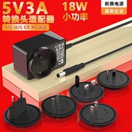 5v3a Conversion Head Power Adapter Convertible Pin Gauge ULCE Certified 9v2a Charger