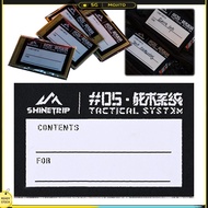 Handwritten Hook & Loops Patch Tear-Resistant Camping Gear Patch Wear-Resistant Camping Gear Badge C