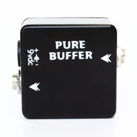 MOSKY Pure Buffer Pedal,Buffer Guitar Effect Pedal Full Metal Shell Guitar Accessories Black