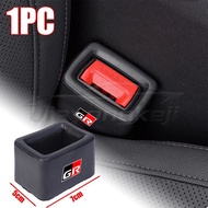 [Ready Stock] GR Sport Logo Universal Car Seat Belt Socket Protective Cover Silicone Car Safety Seat