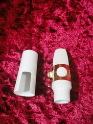 全新台灣製高密度膠白色色士風吹嘴 中音Brand new Alto Saxophone mouthpiece   Taiwan 4C