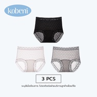 KOBENI Plus Size Womens High Waist Boxer Briefs กางเกงชั้นในผู้หญิงไซส์ใหญ่ กางเกงชั้นในลูกไม้ เอวสู