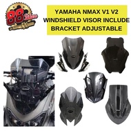 YAMAHA NMAX V1 V2 NMAX 2020 WINDSHIELD VISOR INCLUDE BRACKET ADJUSTABLE