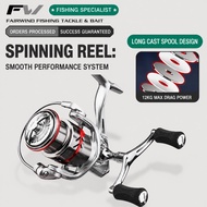 FW Spinning reel Double Handle Fishing Reel Metal spinning reel OER 1500 Aluminum Fishing Reel