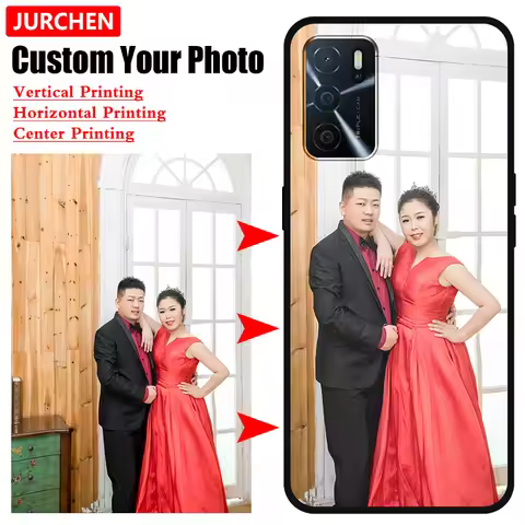 Custom Photo Silicone Glass Leather Case For OPPO Realme C21 8 7 6 8S 8i 7i Pro C25 C20 C11 C15 XT X