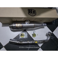 Titanium H2 power pipe wave 125 xrm nice rs 125 (Loud)