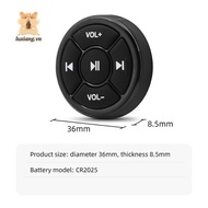 [luxiang.vn] Wireless Media Bluetooth-Compatible Button Remote Controller Car Motorcycle Steering Wh