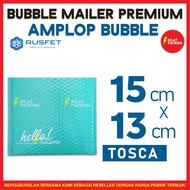 BUBBLE ENVELOPE 15x16CM - BUBBLE MAILER - BUBBLE PACKING HELLO PREMIUM TOSCA