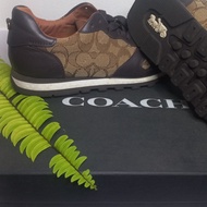 Sepatu Wanita COACH Sneaker, ori preloved, size 37